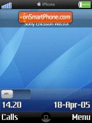 Capture d'écran Apple Phone thème