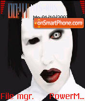 Capture d'écran Manson thème