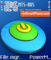 Push Button tema screenshot