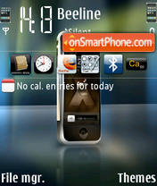 Capture d'écran Iphone Release thème
