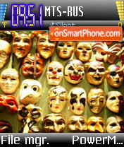 The Mask tema screenshot