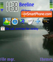 Beauty Lake tema screenshot