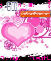 Heart And Circles theme screenshot