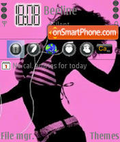 Pink 08 theme screenshot