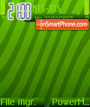 Capture d'écran Green Art thème
