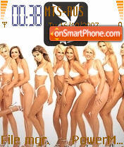Capture d'écran Playboy Models thème