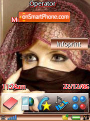 Arab Girl tema screenshot