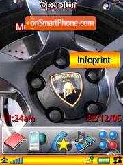 Lamborghini tema screenshot