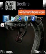 Capture d'écran Snakes thème