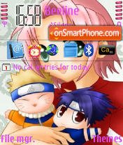 Capture d'écran Naruto Team thème