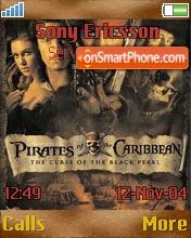 Pirates Of Caribbean tema screenshot