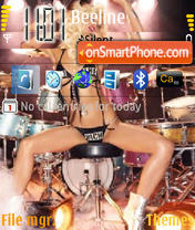 Paris Hilton 09 tema screenshot
