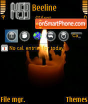 Candle 10 tema screenshot