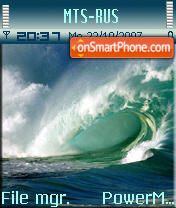 Wave es el tema de pantalla