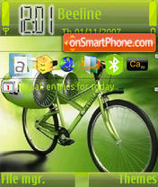 Flying Bike theme screenshot