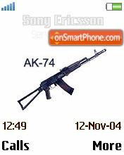 Capture d'écran AK 74 thème
