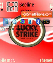 Lucky Strike Theme-Screenshot