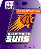 Phoenix Suns tema screenshot