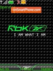 Reebok (RbK) es el tema de pantalla