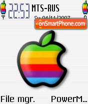Capture d'écran Colorful Mac thème
