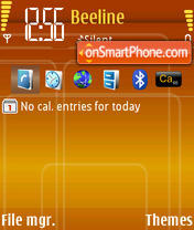 Retro N E61 tema screenshot