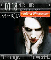 Скриншот темы Manson 01