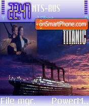 Capture d'écran Titanic thème