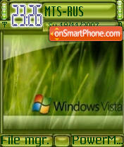 Capture d'écran Green Vista thème