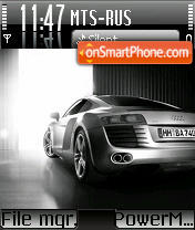 Скриншот темы Black Audi 01