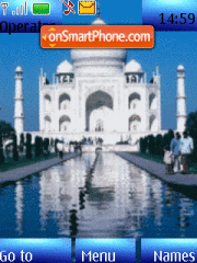 Taj Mahal Animated es el tema de pantalla
