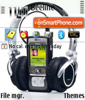 Nokia N91 01 theme screenshot