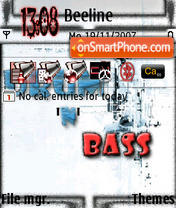 Drum Bass Theme-Screenshot