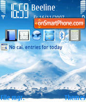 Dreamy Winter theme screenshot