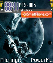 Dark Planet theme screenshot