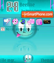 Smile With Pink theme screenshot