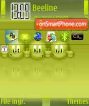 Green Smile theme screenshot