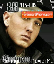Capture d'écran Eminem thème