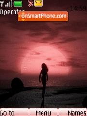 Sunset Girl Theme-Screenshot
