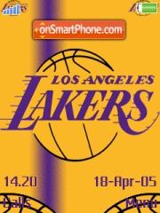 La Lakers Nba Champs theme screenshot