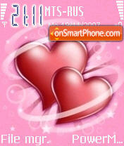 Two Hearts 01 theme screenshot