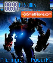 Скриншот темы Optimus Prime 01
