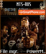 Capture d'écran 50 Cent thème