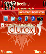 Red Durex tema screenshot