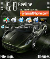 Capture d'écran Aston Modell thème