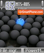 Black Ball tema screenshot