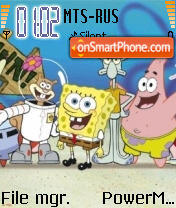 Spongebob N Gang es el tema de pantalla