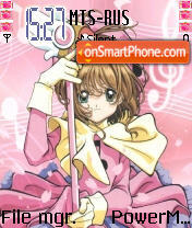 Скриншот темы Cardcaptor Sakura