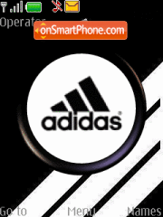 Скриншот темы Animated Adidas