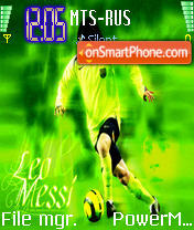 Messi theme screenshot