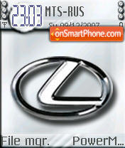 Capture d'écran Lexus 02 thème